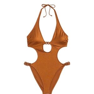 Victoria’s secret Chain-Link Cut-Out Monokini One-Piece Swimsuit - L